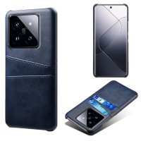 Xiaomi 14 Kuori ja Kaksi Korttitaskua Sininen