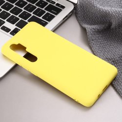 Xiaomi Mi Note 10 Lite Kuori Silikonii Keltainen