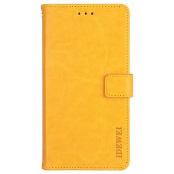 Xiaomi Redmi Note 10 5G Kotelo Nahkarakenne Keltainen