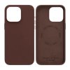 iPhone 15 Pro Max Kuori Silikoni MagSafe Ruskea