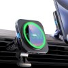 Autoteline Qi2 Wireless Car Charger CryoBoost HaloLock Musta