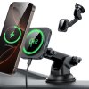 Autoteline Qi2 Dashboard Wireless Car Charger HaloLock Musta