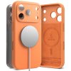 iPhone 17 Pro Kuori Silicone Magnetic Tangerine