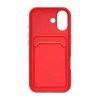 iPhone 17 Kuori Korttipidike Punainen
