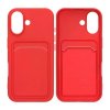 iPhone 17 Kuori Korttipidike Punainen