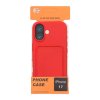 iPhone 17 Kuori Korttipidike Punainen