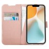 iPhone 16e/17e Kotelo Classic Wallet Ruusukulta