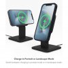 Langaton Laturi Snap+ Wireless Charging Stand MagSafe Musta