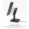 Langaton Laturi Snap+ Wireless Charging Stand MagSafe Musta