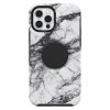 iPhone 12/iPhone 12 Pro Kuori Otter+Pop Symmetry Series White Marble