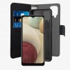 Samsung Galaxy A12 Fodral Wallet Detachable 2 in 1 Svart