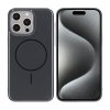 iPhone 15 Pro Max Kuori TPU MagSafe Sileä Musta