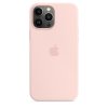 Original iPhone 13 Pro Max Kuori Silicone Case MagSafe Chalk Pink