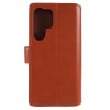 Samsung Galaxy S22 Ultra Fodral Essential Leather Maple Brown