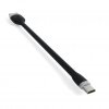 Flexibel Micro-USB kaapeli - 25 cm Musta