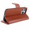 iPhone 13 Pro Kotelo Essential Leather Maple Brown