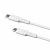 Kaapeli Liquid Silicone USB-C/USB-C 1.2m Valkoinen