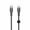 Kaapeli METAL Series USB-C/Lightning 2m Musta