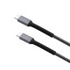Kaapeli Armor 240W USB-C 1.2m Harmaa