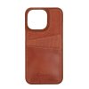 iPhone 14 Pro Kuori Leather CardCover Cognac