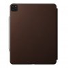 Modern Leather Folio iPad Pro 12.9 Case Rustic Brown