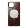 iPhone 14 Kuori Modern Leather Case Horween Rustic Brown