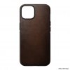 iPhone 14 Kuori Modern Leather Case Ruskea