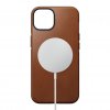 iPhone 14 Kuori Modern Leather Case English Tan