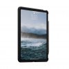 iPad Air 10.9 2020/2022 Shell Rugged Aitoa Nahkaa Musta