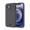 x Valenta iPhone 12 mini Case with Camera Covers Front & Rear Black