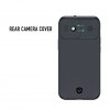 x Valenta iPhone 12 mini Case with Camera Covers Front & Rear Black