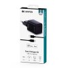 Laturi Kaapelin Kanssa Fast Charger Kit USB-C to Lightning 20W Musta