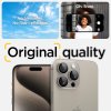 iPhone 15 Pro/iPhone 15 Pro Max Kameran linssinsuojus GLAS.tR EZ Fit Optik Pro 2-pakkaus Natural Titanium