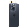 iPhone 15 Pro/iPhone 15 Pro Max Kameran linssinsuojus GLAS.tR EZ Fit Optik Pro 2-pakkaus Blue Titanium