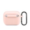 AirPods Pro Skal Liquid Silicone Glossy Logo Rosa