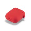 AirPods (1/2) Kuori EarBuds-kuulokkeilla ja karbiinihaalla Punainen