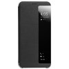 Aito Nahka Kotelo Huawei P20 Pro Caller-ID-toiminto Musta