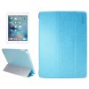 Apple iPad 2017 Silk Textur Smart Suojakotelo Sininen