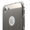 Apple iPhone 7/8/SE MobilSuojakuori Metalbumper Baksida Kovamuovi Hopea