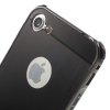 Apple iPhone 7/8/SE MobilSuojakuori Metalbumper Baksida Kovamuovi Musta