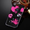 Apple iPhone 7/8 Plus MobilSuojakuori DöSuojakuorilar Vaaleanpunainen Hjärtan Glitter