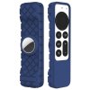 Apple TV Remote (gen 2)/AirTag Kuori Neljäkäskuvio Sininen