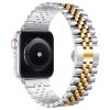 Apple Watch 42/44/45mm/Apple Watch Ultra Ranneke Ruostumaton teräs Kulta