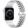 Apple Watch 42/44/45mm/Apple Watch Ultra Ranneke Ruostumaton teräs Hopea