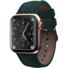 Apple Watch 42/44/45mm/Apple Watch Ultra Ranneke Salmon Series Vihreä