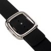 Apple Watch 42mm Series 1/2/3 Ranneke Aito Nahka Musta