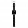 Apple Watch 42/44/45mm/Apple Watch Ultra Ranneke Modern Strap Hopea/Musta