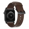 Apple Watch 42/44mm/Apple Watch Ultra Ranneke Modern Strap Musta/Rustic Brown