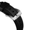 Apple Watch 42/44/45mm/Apple Watch Ultra Ranneke TradiTional Strap Hopea/Musta