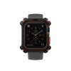 Apple Watch 44mm (Series 4/5/6/SE) Kuori Musta Oranssi